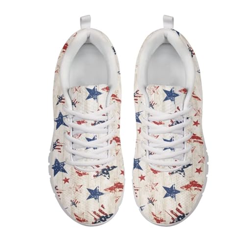 Image of GIFTPUZZ Mens Lace Up Athletic Trainers Running Sneakers Wedge Breathable Gym Lightweight Sports Tennis Shoes