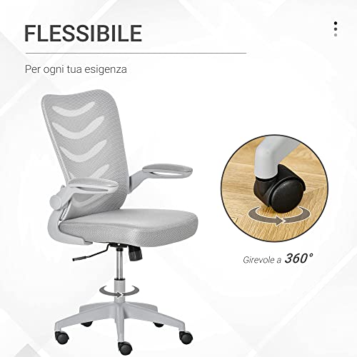 Vinsetto Sedia da Ufficio Ergonomica, Poltrona