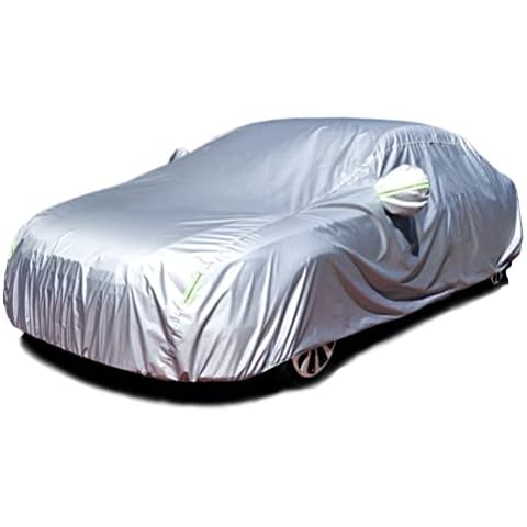 Konnfeir Car Cover All Weather Full Car Cover Outdoor Indoor Waterproof Snowproof Lightweight Universal 210D Oxford Fabric (Fit Sedan) Cover