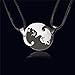 Couples Bijoux Noir Blanc Couple Collier En Acier Inoxydable Animal Chat Pendentif Collier Bijoux & Montres Colliers & Pendentifs