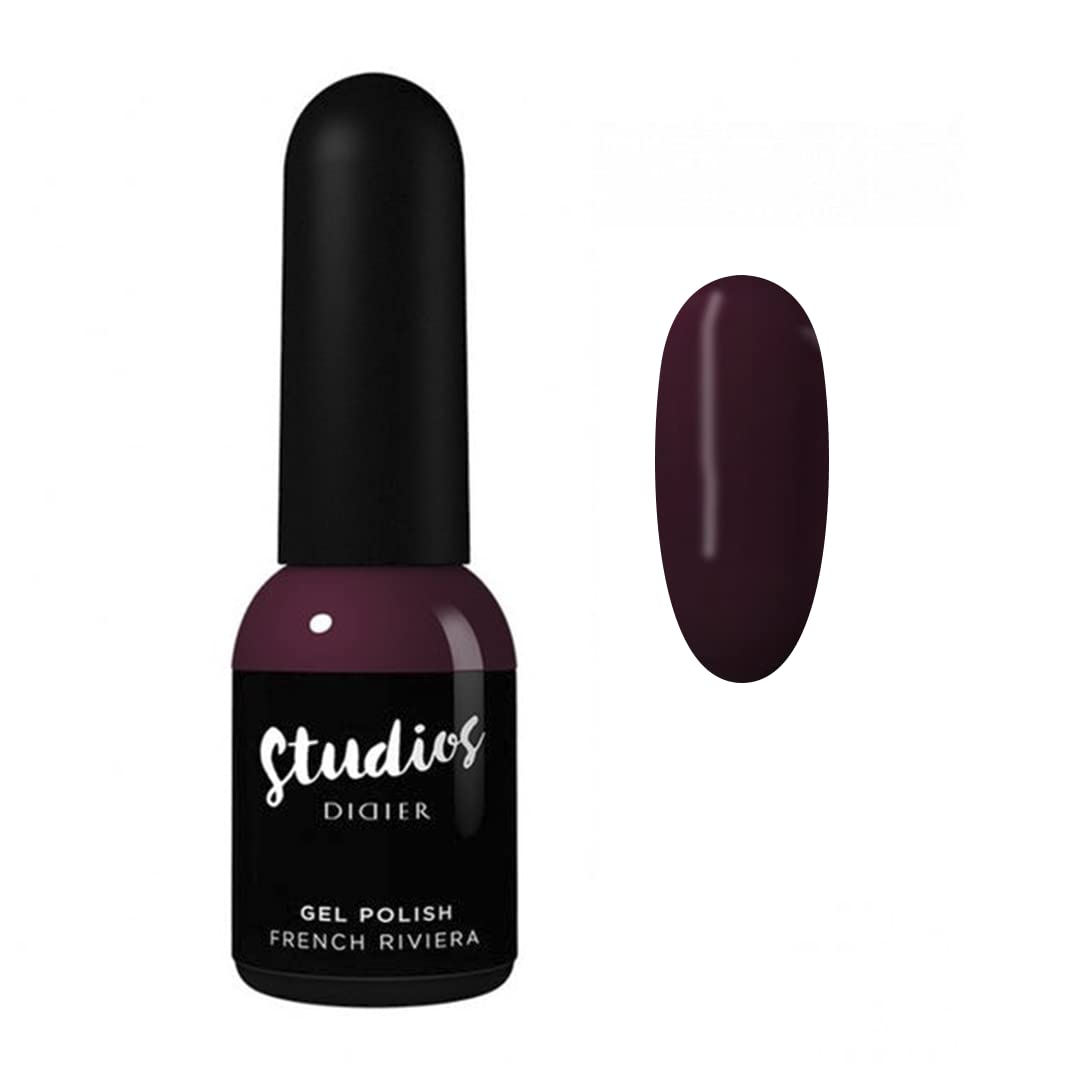 DIDIER LABStudios Gel Polish French Riviera - Professional Manicure Pedicure Products - Rich Pigment for Complete Nail Coverage - Flawless Shine - Suitable for Beginners - UV Lamp - Gift for Women