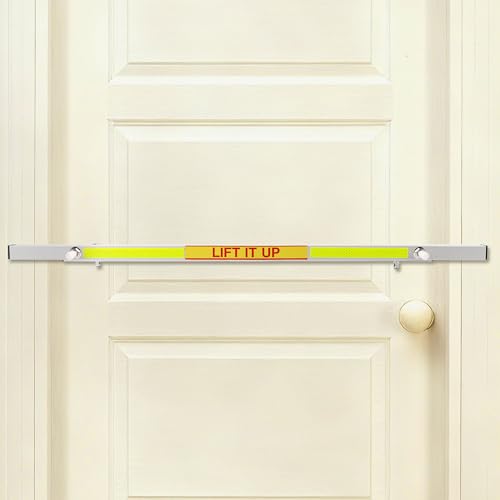 SB-01-0036 Door Security Bar for 36-inch Wide Outswing Doors Back Door Security Heavy - Duty Metal Security Pole Exterior Opening Door Bar