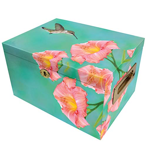 Image of Hummingbird Cremation Urns for Human Ashes Adult Female Chest Urns for Ash