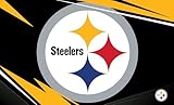 Northwest The Company NFL Pittsburgh Steelers Washable Rug, 36' x 60', Shredder, Team Colors