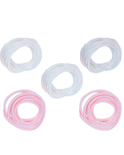 [GoingMeta] 6個セット 紛失防止 コイル キーホルダー ドール用 （ホワイト）