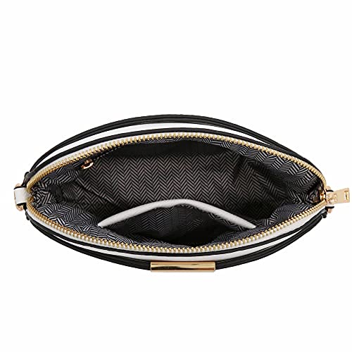 Image of FashionPuzzle Faux Leather Small Dome Crossbody Bag with Chain Strap