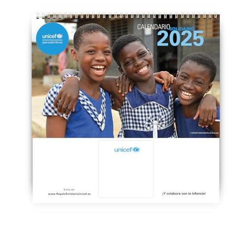 UNICEF - Calendrier mural 2025, sourires