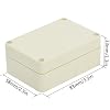 LeMotech Waterproof Dustproof IP65 ABS Plastic Junction Box Universal Electric Project Enclosure Pale Gray 3.3 x 2.3 x 1.3 inch (83 x 58 x 33 mm)