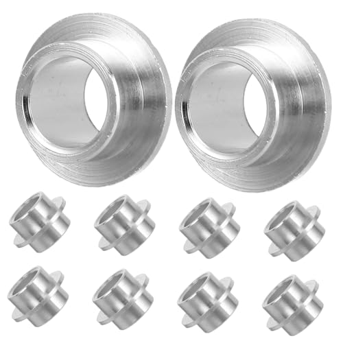 VANZACK 20Pcs Aluminum Inline Skate Bearing Bushing Spacers for Shock Absorption Impact Reduction and Smooth Gliding Compatible with Skates and Skateboards