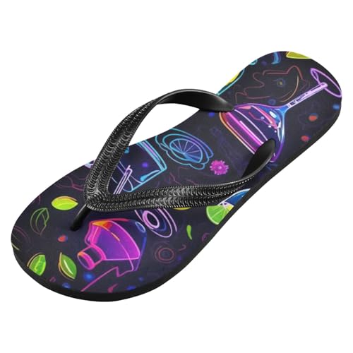 Women Beach Summer Casual Flip Flop Cocktail CupQuick Dry Sandals Slipper for Men 214B3195