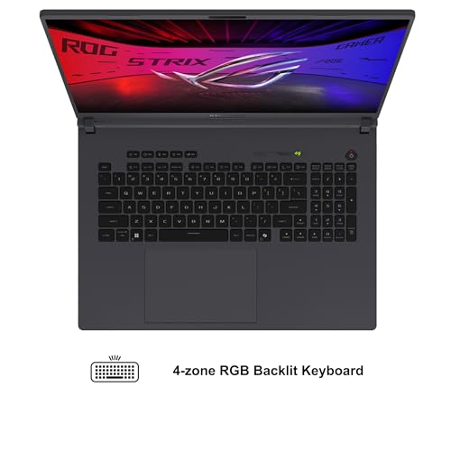 Image of ASUS ROG Strix G18 G815 Gaming AI Laptop 18 inch WUXGA 144Hz (100% sRGB, 3ms) Intel 24-core i9-14900HX 64GB DDR5 4TB SSD GeForce RTX 5070 GDDR7 (Up to 798 AI Tops) RGB Backlit WiFi7 Win11 ICP Hub