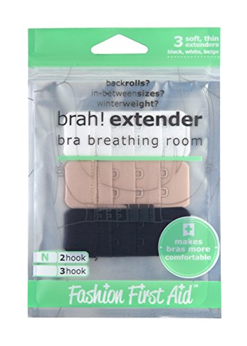 Fashion First Aid Women's Brah Extender: Bra Breathing Room, 2-Hook Narrow (3 Pack)2