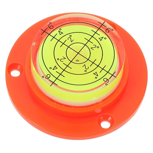 HEATSHAKING 高精ミニ丸型バブルツール ベース付き水平器 水平測定器 レコードプレーヤー スピーカー用 建築作業対応コンパクトレベラー