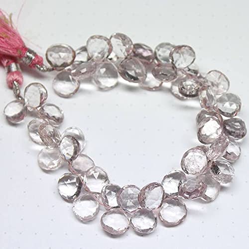 Quartz mystique bleu LKBEADS en perles coeurs facettées pour bijoux haut de gamme