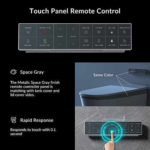 Woodbridge B0930-S Smart Bidet Toilet,1.28 Gpf Dual Flush thumb #11