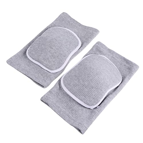 Gogogmee Comfortable Elastic Leg Brace Warm Pads for Sports Outdoor Activities (grey Size S)