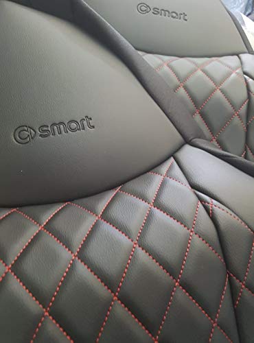 Top Car Athens | Rhombus | 2 Luxury Car Seat Covers | Vegan