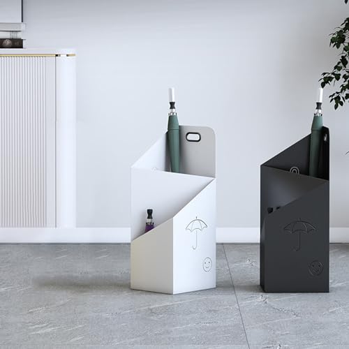 Solution de rangement pour l'entrée en métal noir anti-goutte - 4