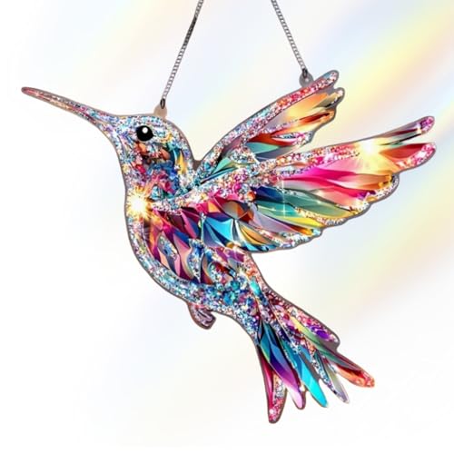 Crystal bird sun catcher