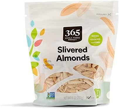 365 by Whole Foods Market, Blanched And Slivered Almonds, 8 Ounce