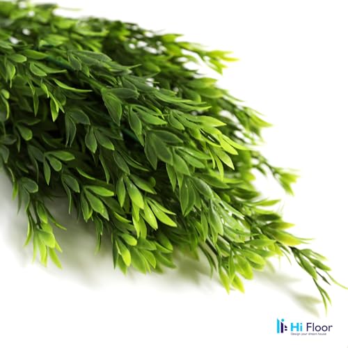 Image of Enhance Your Space with Artificial Green Plant Decor Foliage for Stunning Interiors Decorative Items for Home;Office; Room; Living Room; Table; (Without Vase)