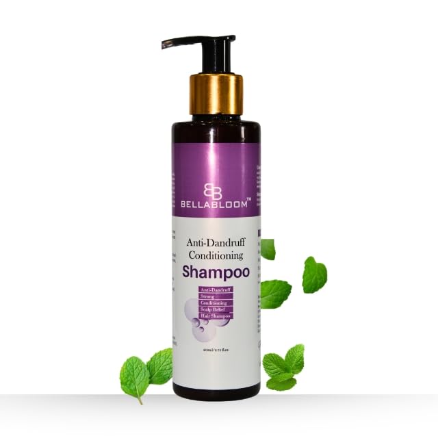 Aloe Vera and Mint Leave-In Conditioner for Dry or Oily Hair, Hypoallergenic, BellaCosme 200 ml