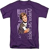 NBC Around The Corner - Murder She Wrote Adult T-Shirt, X-Large Purple