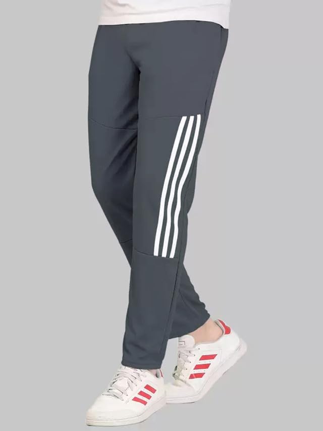 Image of Selvia Men's Mid Rise Lycra Full Elastic Sport Wear Stretchable Track Pant