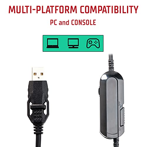 Cuffie Gaming H430 - Cuffie Gaming con Microfono Flessibile. Cuffie da gioco con Controllo del volume, cancellazione rumore esterno, colori LED. Adatti per PC e console - Cuffia gaming - Immagine 5