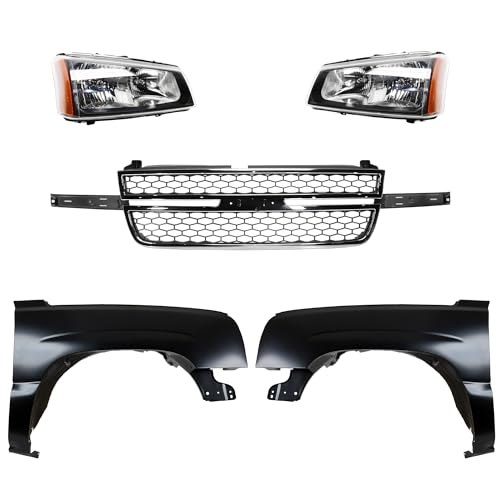 5-Piece Kit Front Fender USA Built Vehicle For Models With D
