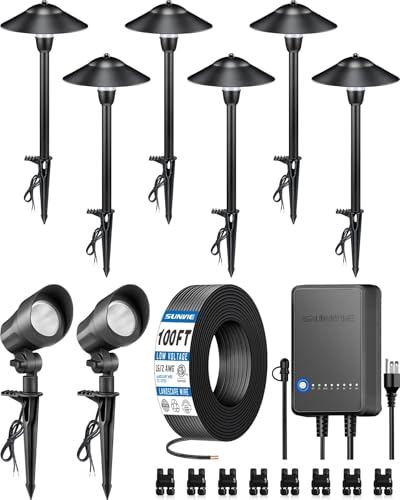 SUNVIE All-in-ONE Landscape Lighting Kit...