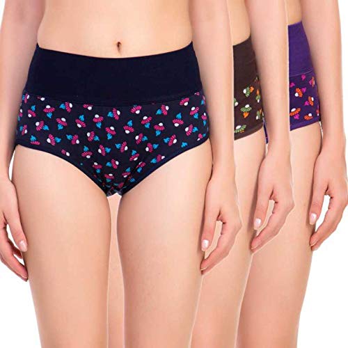 Women's Cotton Tummy Controller Panties, Free One Pair Transparent Bra Strap-picture-51