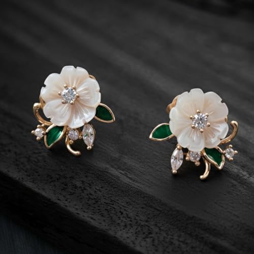 Image of Parasmoni Silver Stud Earrings for Women