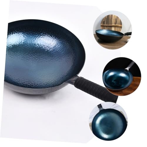 Sartén Wok de Hierro con Mango Ergonómico miniatura 3