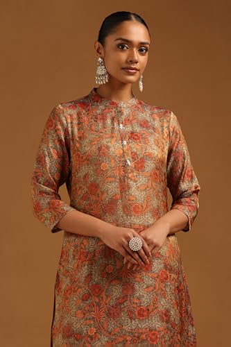 Image of Soch Womens Muslin Botanical Kurta