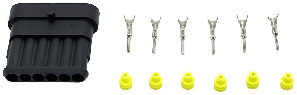 MTA Automotive 3050133 SuperSeal Connector 1.5 mm - 6-Pin - Male