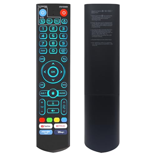 New Backlight V5 Pro Voice Remote Control Compatible with vSeeBox V1 V2 V3 V5 Pro V3 Plus V1 Max Elite Max Models