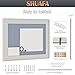 SHUAFA LED Mirror for Bathroom, 48x36 Inch Backlit + Front Lighted Bathroom Vanity Mirror with Lights for Wall, Double Light Strips, 3 Colors, Shatter-Proof, Anti-Fog and Brightness Memory