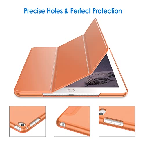Image of JETech Case for iPad Air 2 (2nd Generation), Smart Cover Auto Wake /Sleep (Papaya)