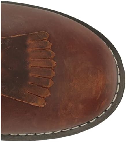 Ad Tec Men's 10.5" Waterproof Horse Leather Logger Work Boots | Composite Safety Toe, Goodyear Welt Construction, Electrical Hazard Outsole, Oil Resistant Lug Sole | Image 4