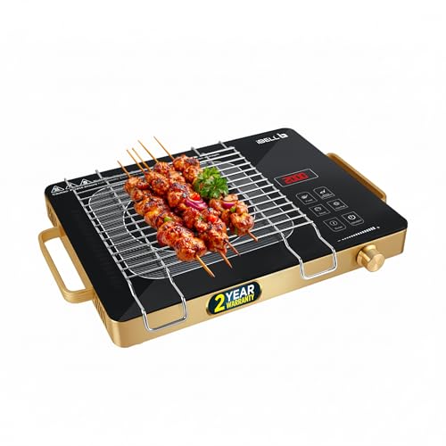 Image of iBELL Infrared Cooktop - 2000W, Temperature Control, Touch Panel, High Energy Efficient, Strong Handle, Compatible with all Cookwares (Golden)
