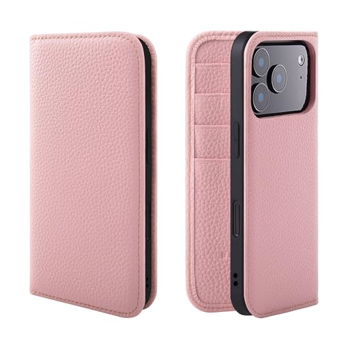 HANATORA for iPhone 17Pro �P�[�X �蒠�^ �{�v �X�}�z�P�[�X �X�}�z �X�^���h �R�[�h�z���_�[ �t�� �V�������N�J�[�t���U�[ �}�O�l�b�g�Ȃ� �s���N PH-17Pro-Pink �M�t�g �a���� ���� �j�� �ޏ� ���ꂳ�� ��������