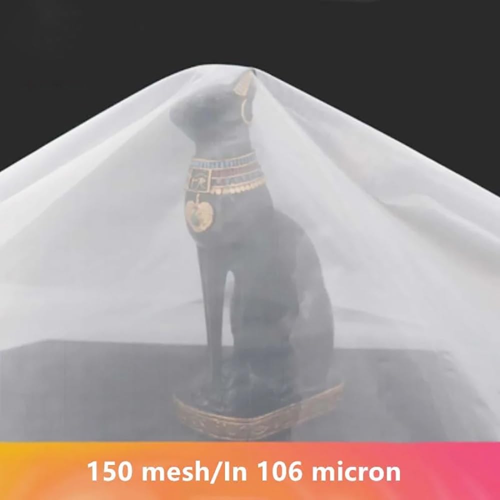 Nylonowa siatka filtrująca 150 oczek - 1 x 15 m, opcje siatki 100-600 do zastosowań spożywczych i przemysłowych, trwała, wszechstronna, idealna do odcedzania i filtrowania