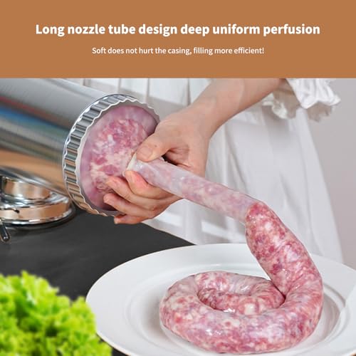 Embutidor manual de carne pequeño para Frankfurter y uso doméstico limpio 5