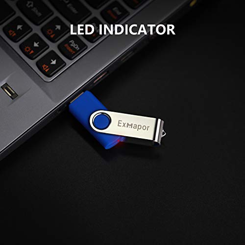 Exmapor Usb Flash Drive 32Gb Folding Thumb Drives Usb 2.0 Stick 2Pcs #TOP3