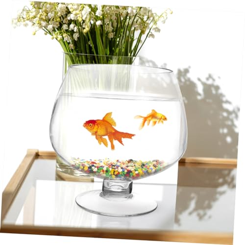 Aquarium poisson rouge transparent et petit bocal betta pour table - 5