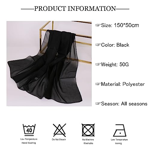 Chiffon Scarfs for Women Lightweight Scarf Shawl Fashion Scarves Sunscreen Shawls for Ladies2
