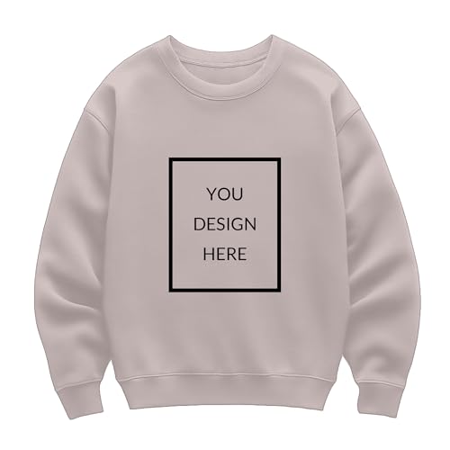 Custom Sweatshirts for Men & Women - Personalized Crewneck Sweatshirts with Front & Back Design Options