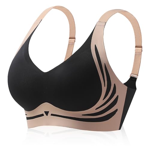 Image of Smoothing Bra Anti Sagging Wireless Push Up Bras for Women No Underwire Full Coverage Bra Comfy Bras for Women