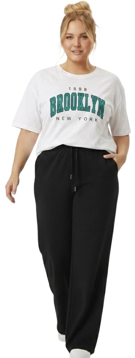 eha Women Oversized T-Shirt and Lower Set TrackSuit for Women | Oversize Baggy Loose Fit T-Shirt with Joggers Track Pants |Printed Oversize Top with Lower Combo Set-picture-52
